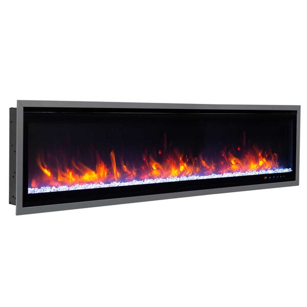 Smart home electric fireplace